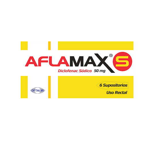 AFLAMAX SUPOSITORIOS 50 MG X 6 OFTALMI
