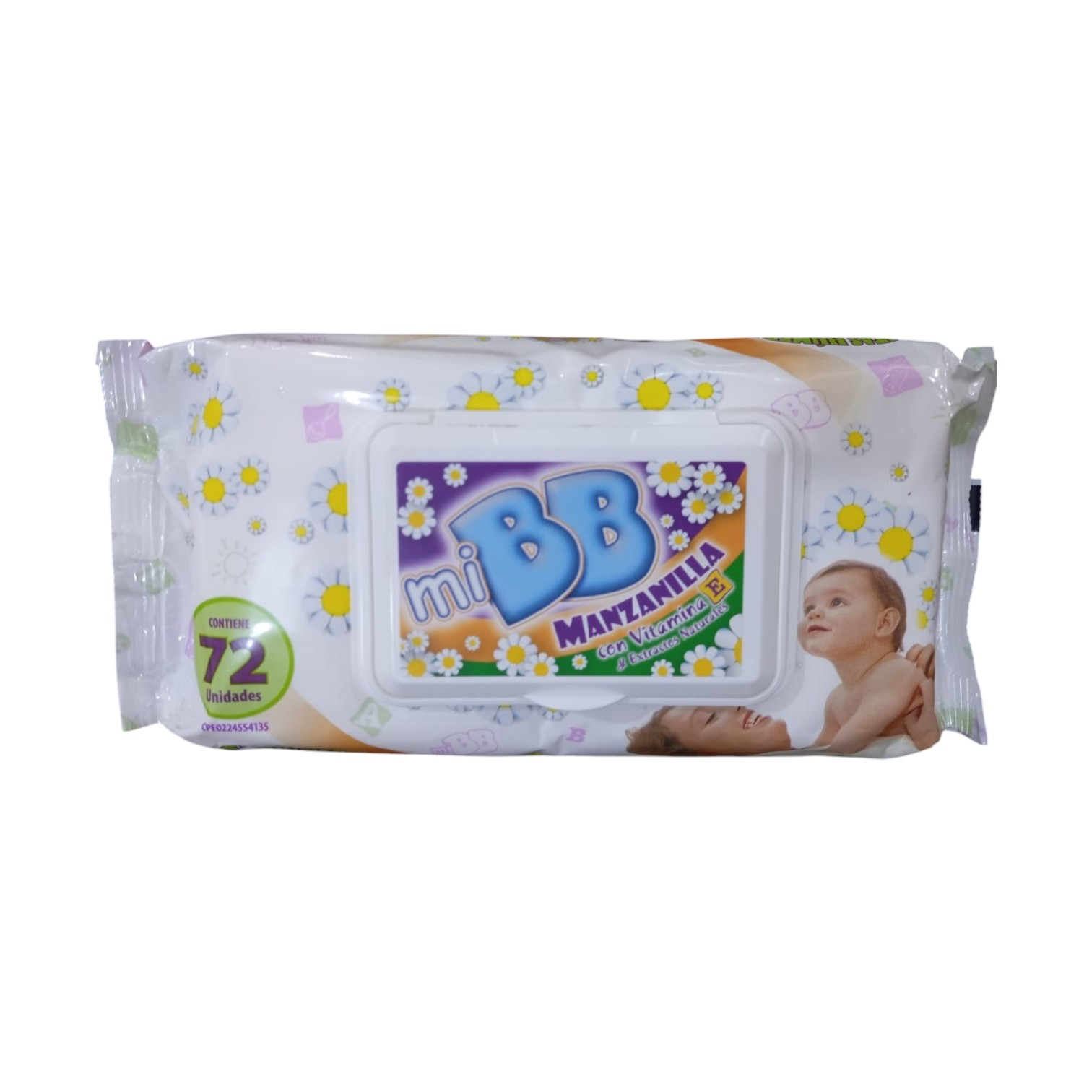 TOALLAS HUMEDAS MI BB MANZANILLA X 72