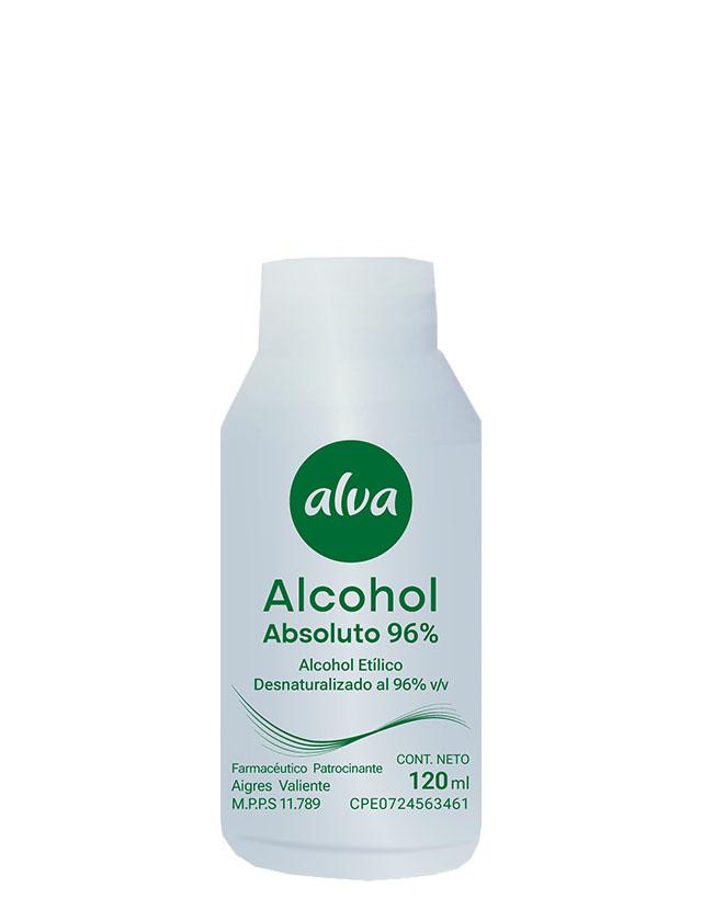 ALCOHOL ABSOLUTO 96 % X 120 ML ALVA