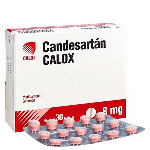 CANDESARTAN 8 MG X 30 TAB CALOX