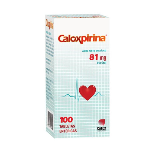 CALOXPIRINA 81 MG X 100 TAB CALOX OTC