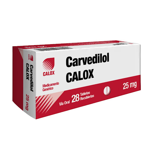 CARVEDILOL 25 MG X 28 TAB CALOX