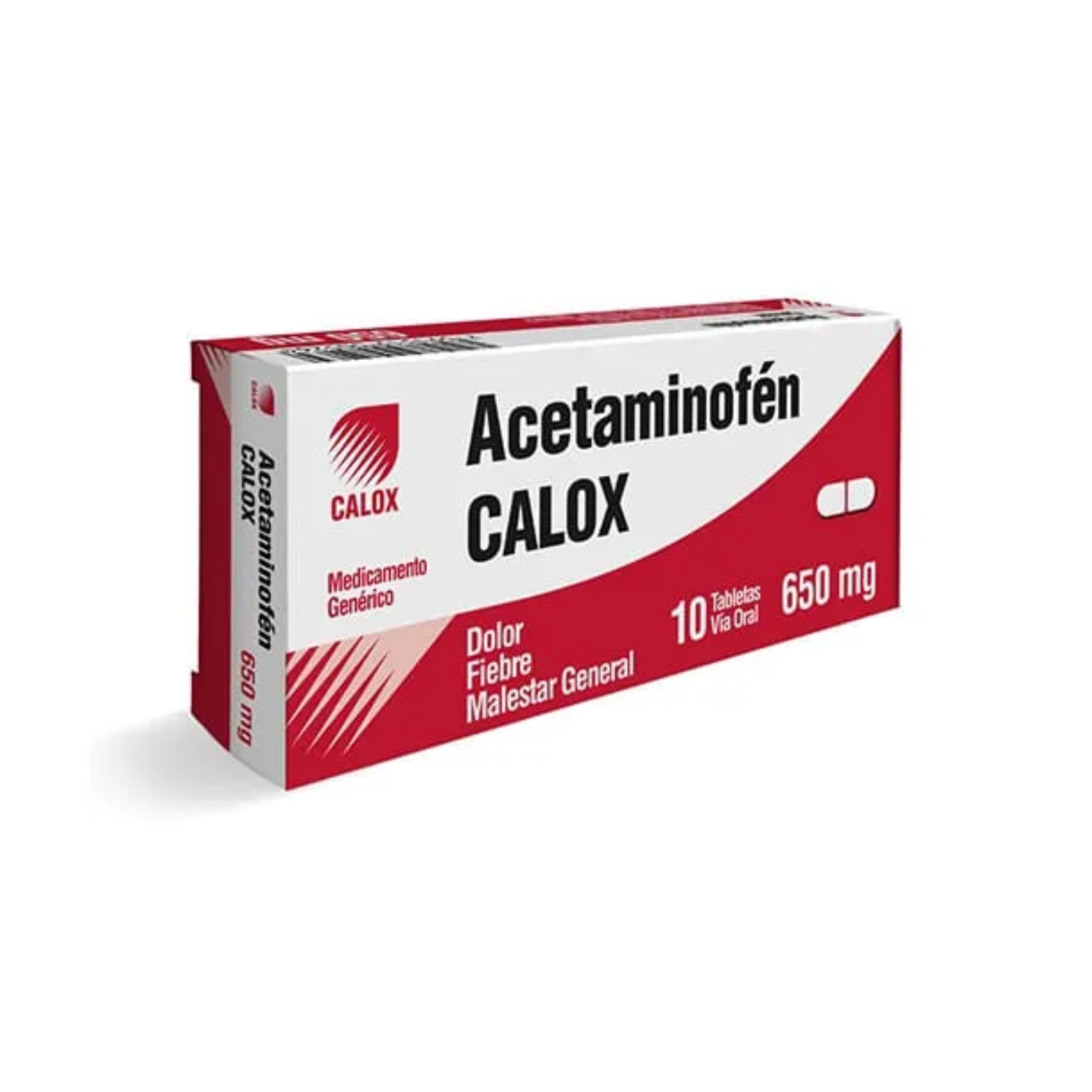 ACETAMINOFEN 650 MG X 10 TAB  CALOX