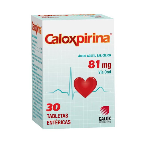 CALOXPIRINA 81 MG X 30 TAB CALOX OTC