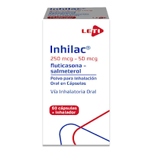 INHILAC 250MCG/50MCG X 60 CAP LETI