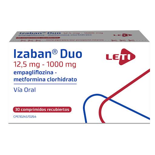 IZABAN DUO COMPD REC 12,5 MG-1000 MG X 30 LETI