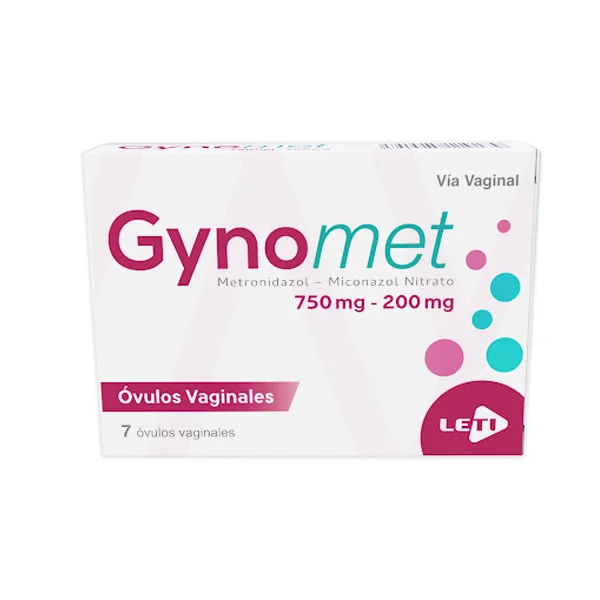 GYNOMET  750MG / 200 MG X 7 OVULOS LETI