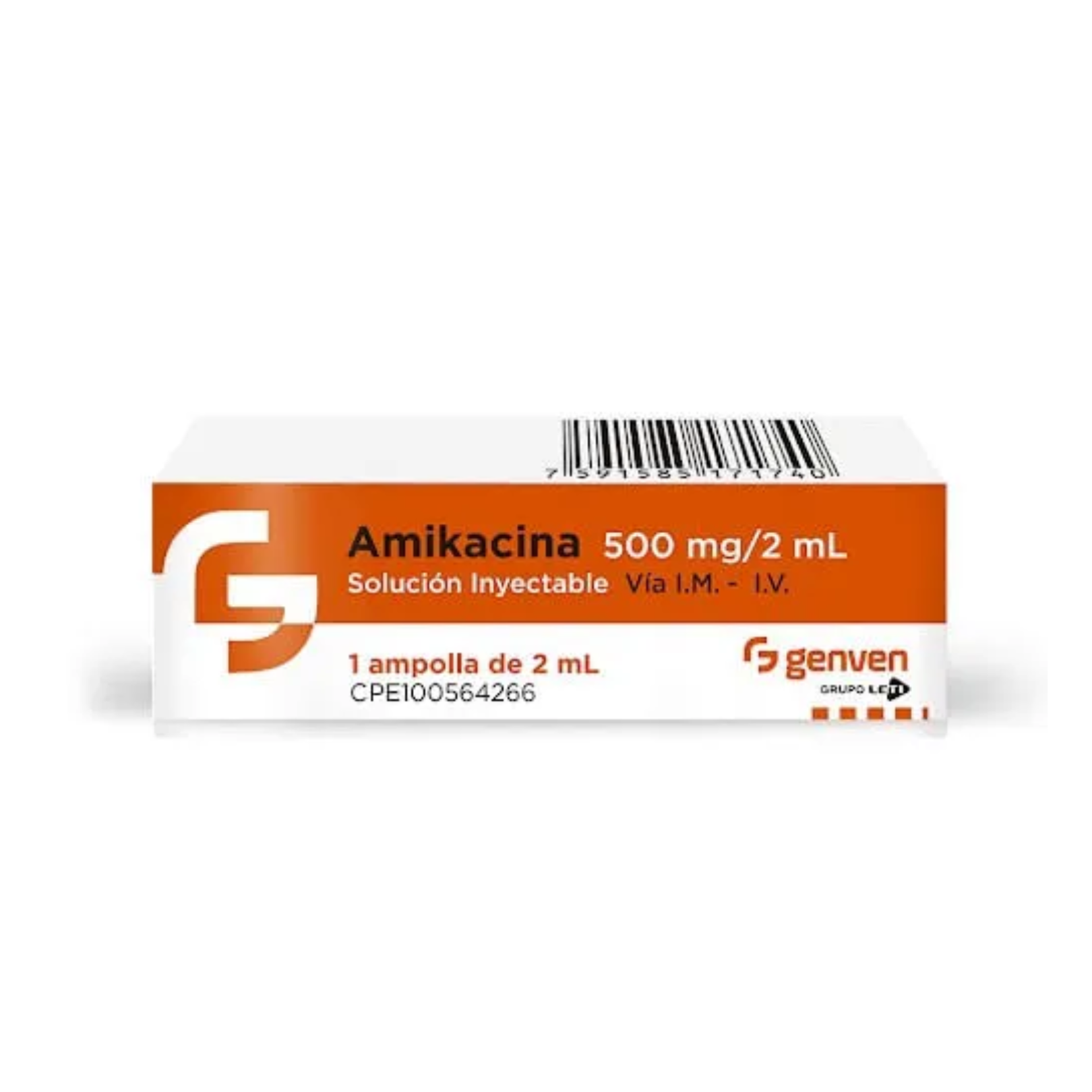 AMIKACINA AMP 500 MG X 2 ML GENVEN