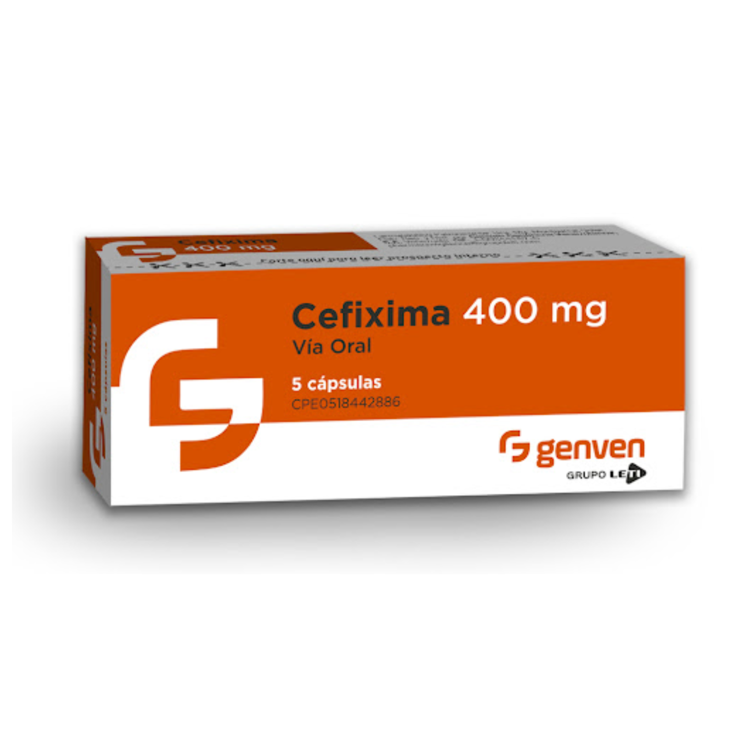 CEFIXIMA 400 MG X 5 CAP GENVEN
