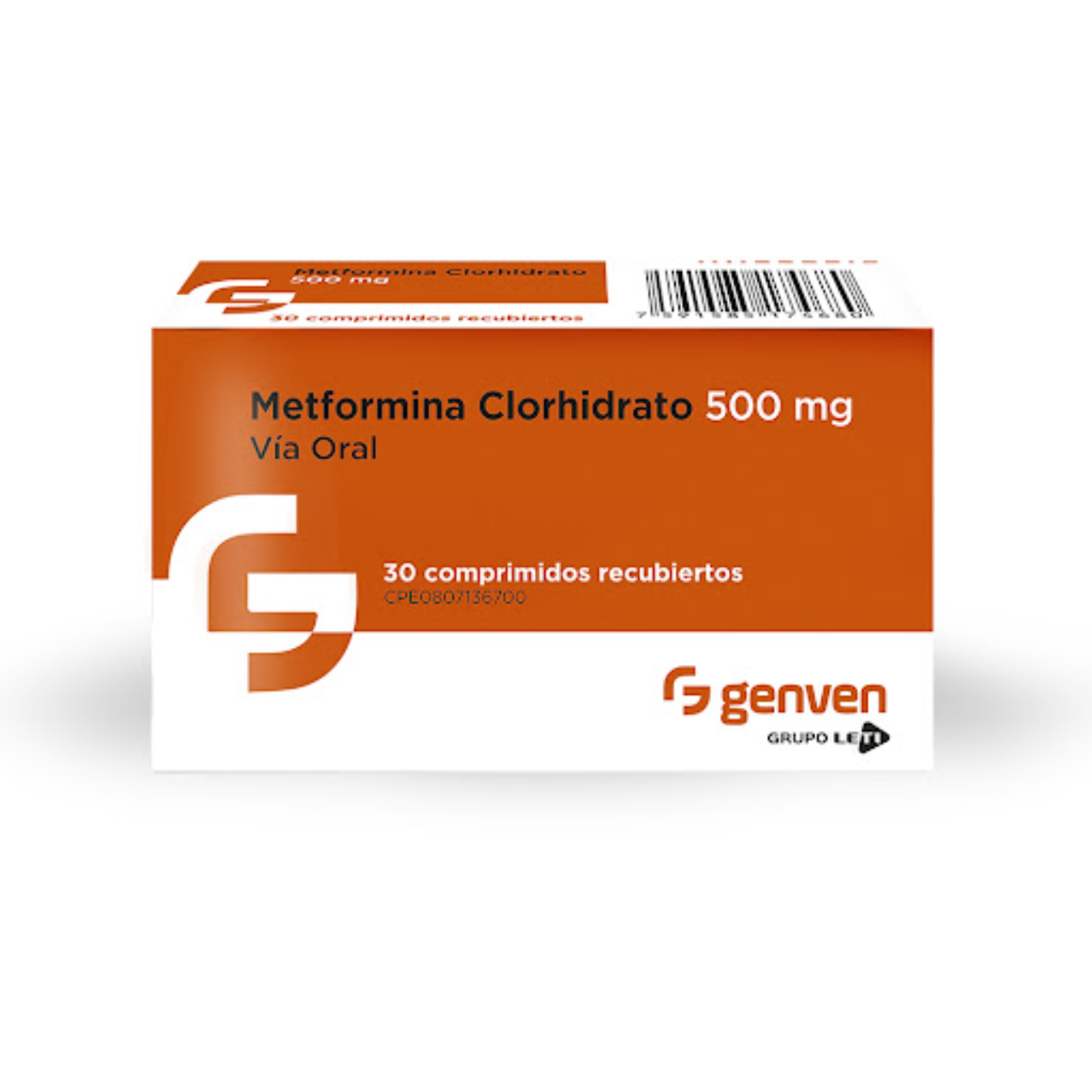 METFORMINA 500 MG X 30 COMP GENVEN