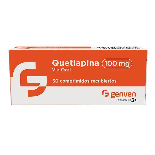 QUETIAPINA 100 MG X 30 COMP GENVEN