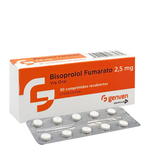 BISOPROLOL 2.5 MG X 30 COMP GENVEN