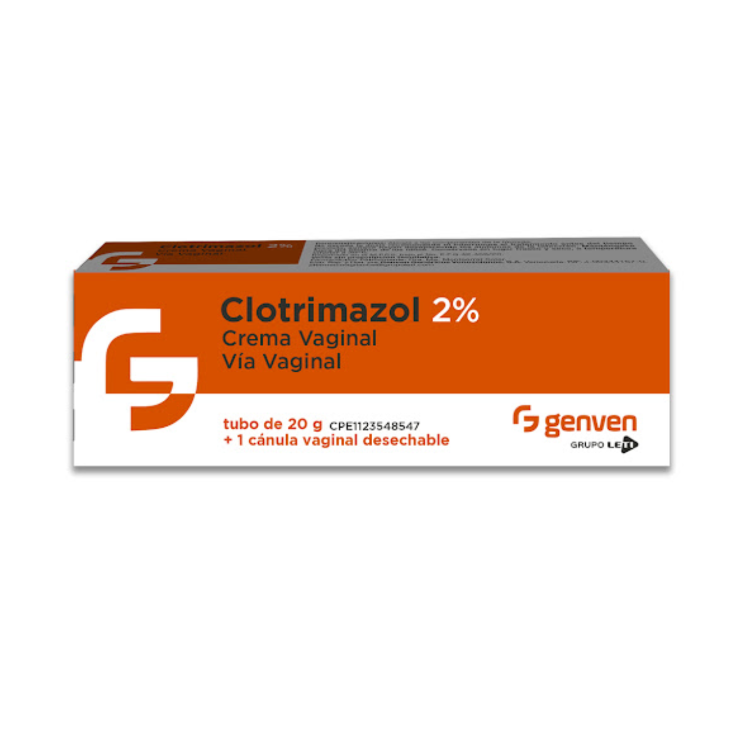 CLOTRIMAZOL CREM VAG 2%  X 3 CANULAS  20 GR GENVEN