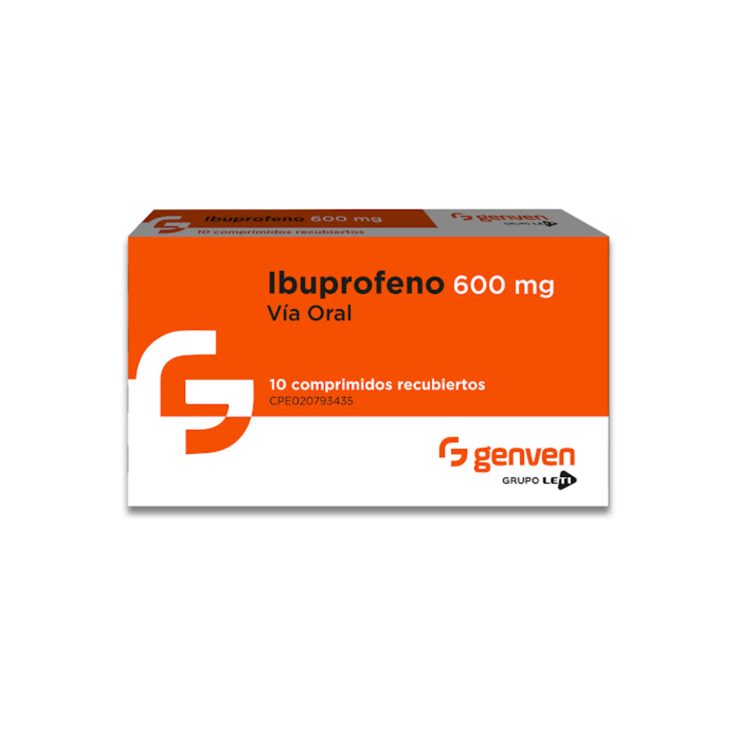 IBUPROFENO 600 MG X 10 COMP GENVEN
