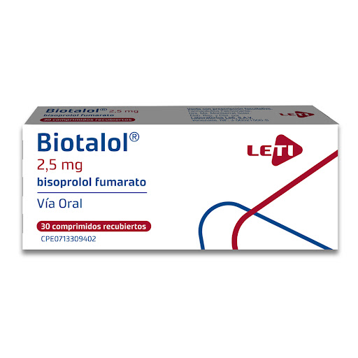 BIOTALOL 2,5 MG X 30 COMP LETI