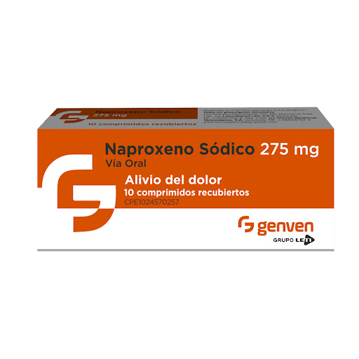 NAPROXENO SODICO 275 MG X 10 COMP GENVEN