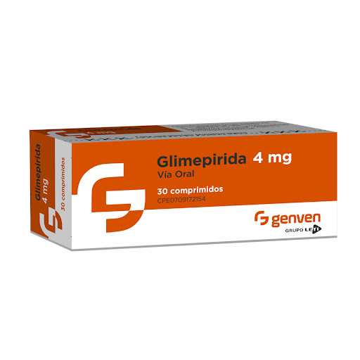 GLIMEPIRIDA 4 MG X 30 COMP GENVEN