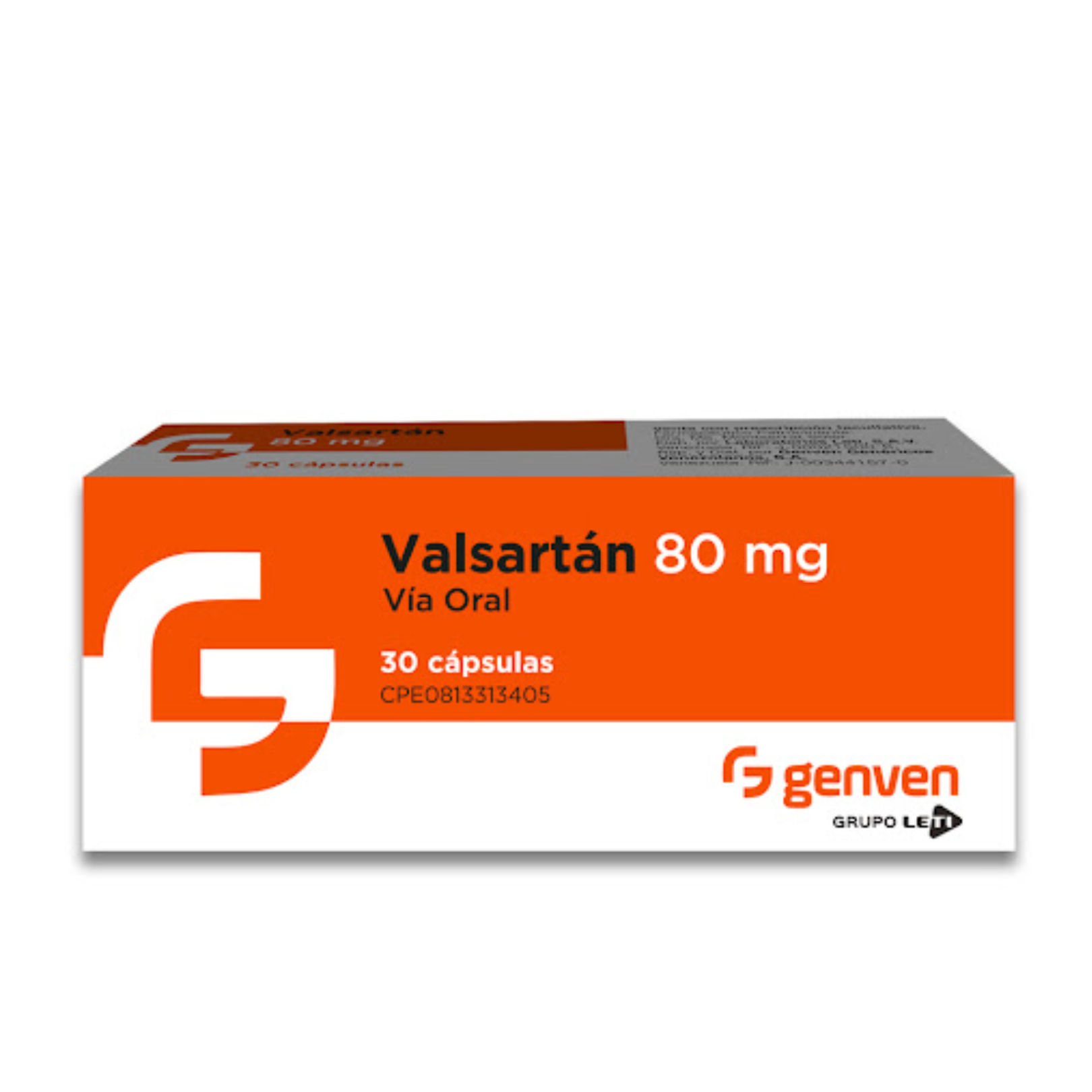 VALSARTAN 80 MG X 30 CAP GENVEN