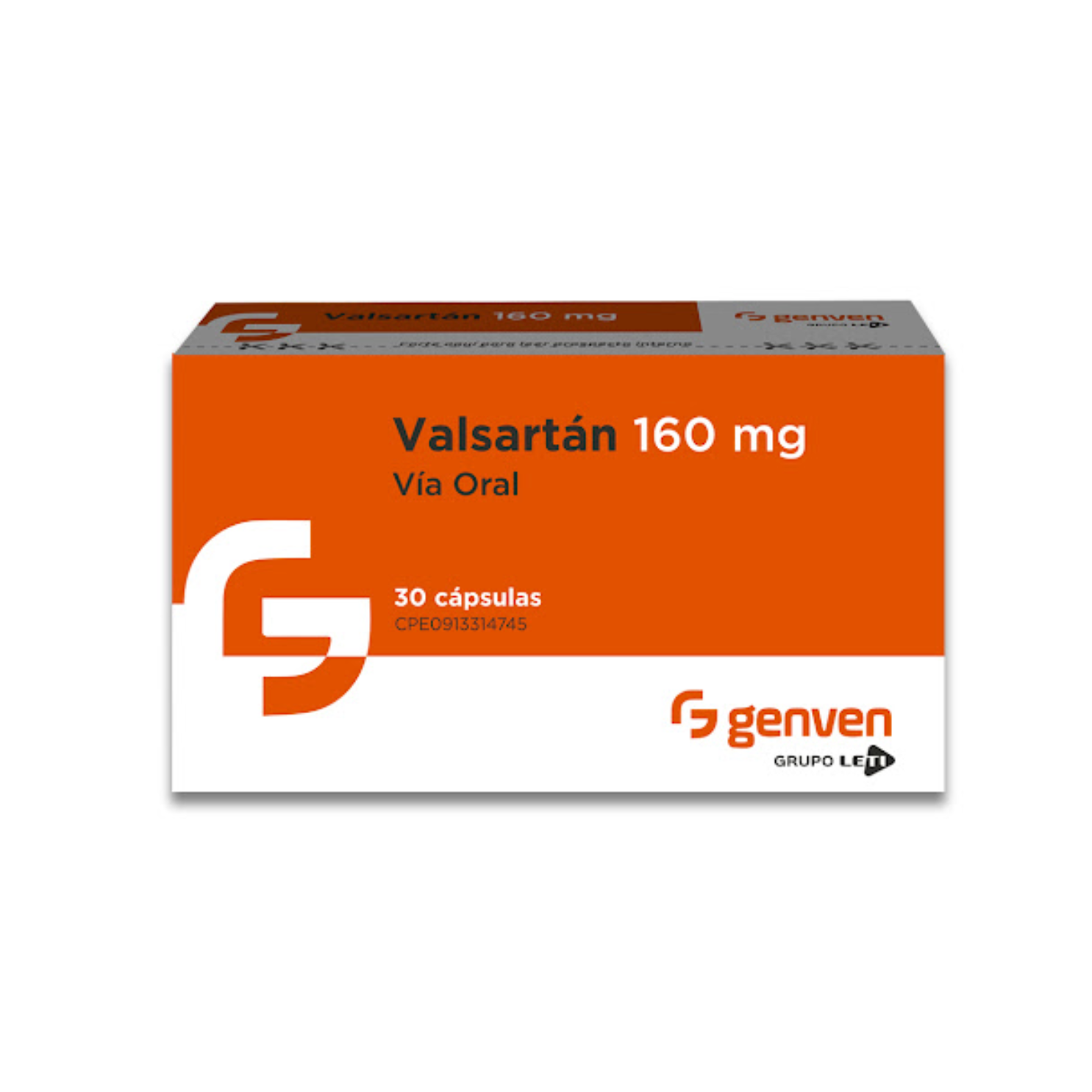 VALSARTAN 160 MG X 30 CAP GENVEN