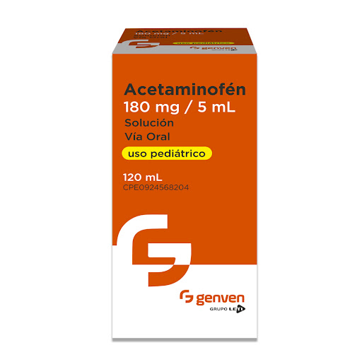 ACETAMINOFEN JRBE 180 MG X 120 ML GENVEN