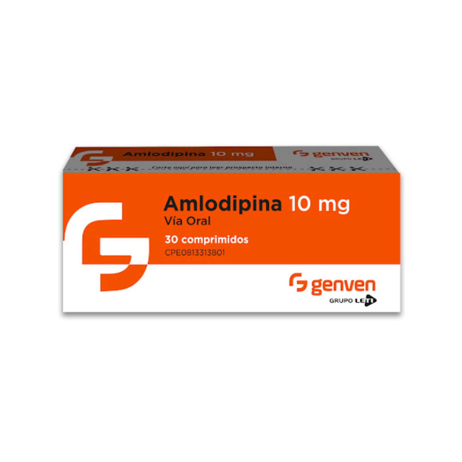 AMLODIPINA 10 MG X 30 COMP GENVEN
