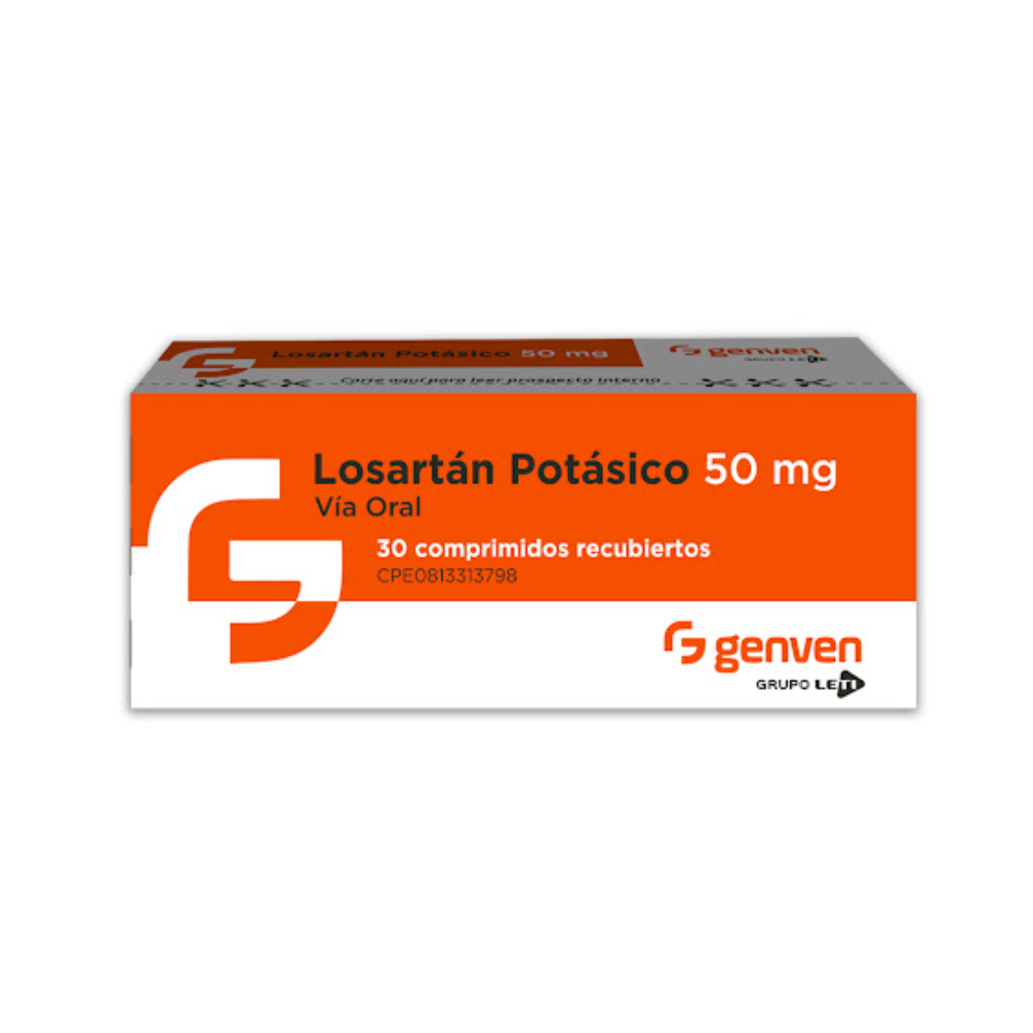 LOSARTAN POT 50 MG X 30 COMP GENVEN