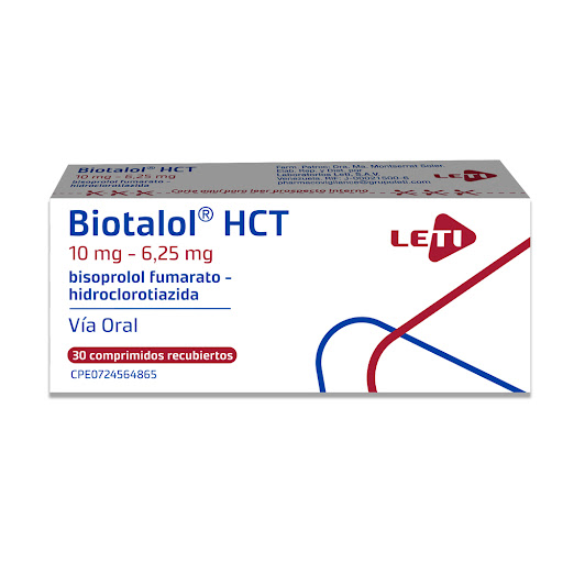 BIOTALOL HCT 10MG/6,25 MG X 30 COMP LETI