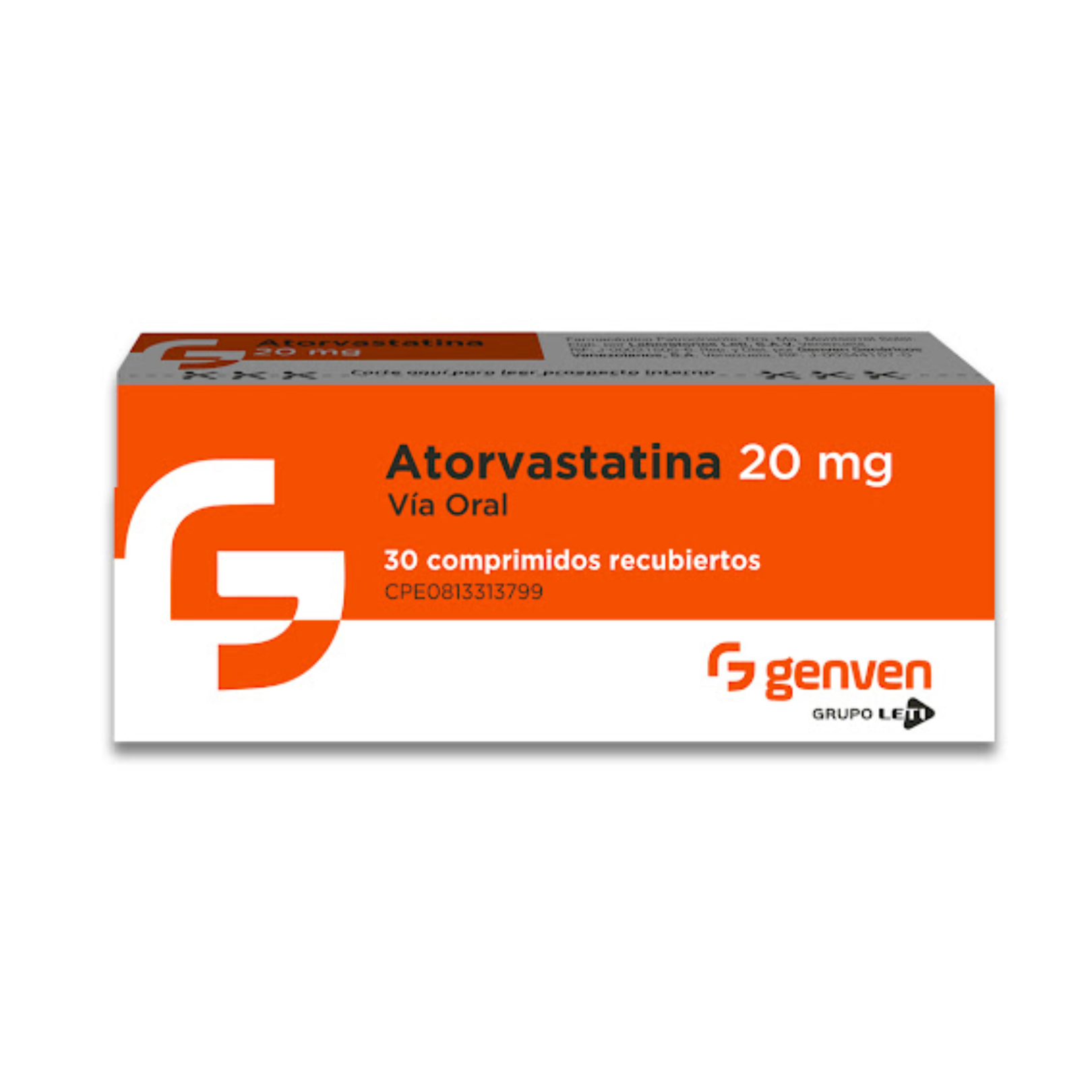 ATORVASTATINA 20 MG X 30 COMP GENVEN