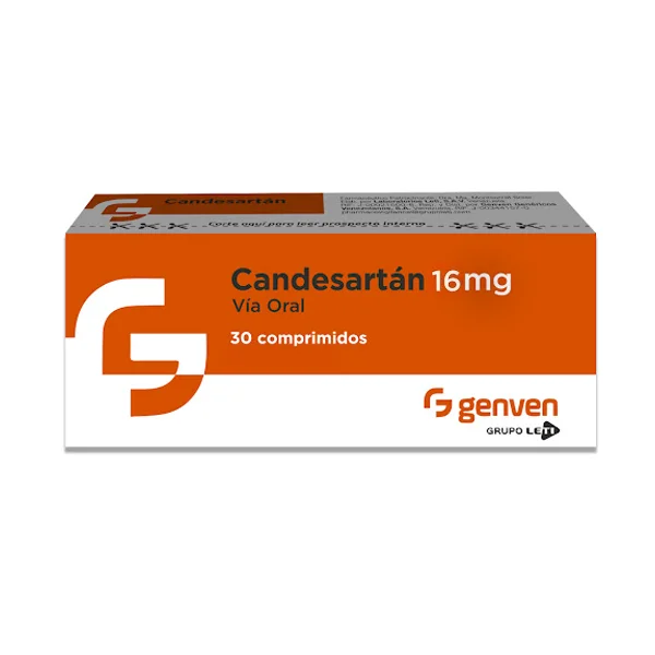 CANDESARTAN 16 MG X 30 TAB GENVEN