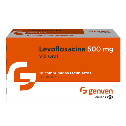 LEVOFLOXACINA 500 MG X 10 COMP GENVEN