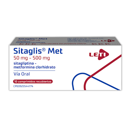 SITAGLIS MET 50/500 MG X 10 COM LETI  **