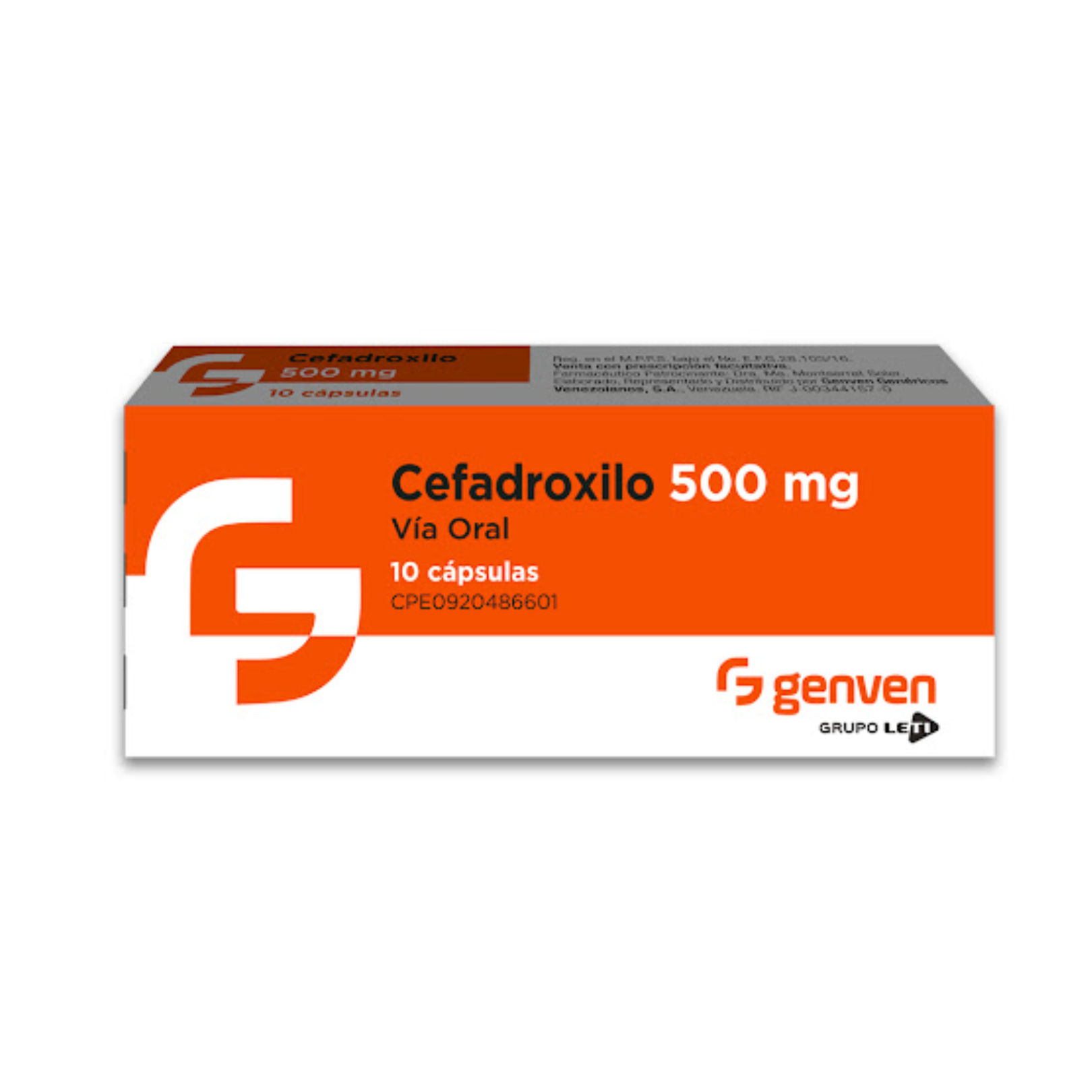 CEFADROXILO 500 MG X 10 CAP GENVEN