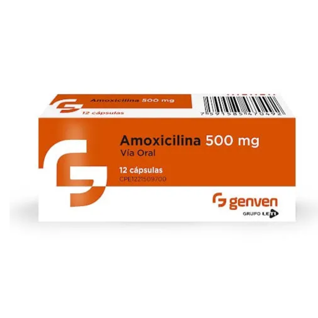 AMOXICILINA 500 MG X 12 CAP GENVEN