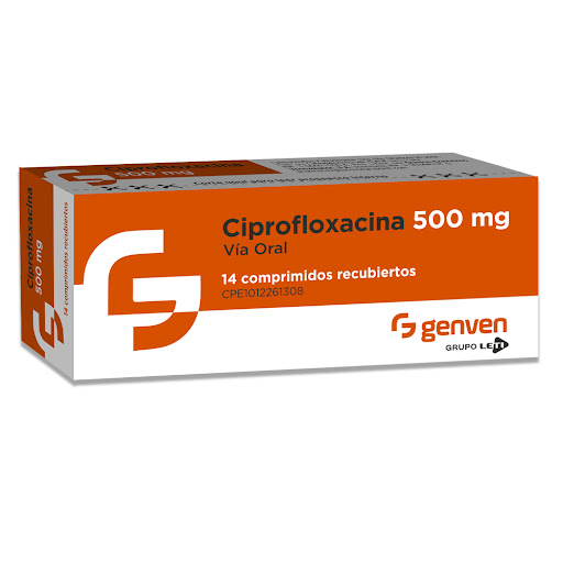 CIPROFLOXACINA 500 MG X 14 COMP GENVEN