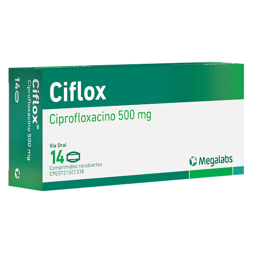 CIFLOX 500 MG X14 COMP MEGALABS