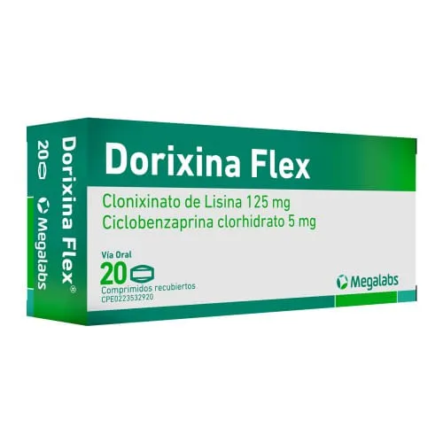 DORIXINA FLEX 125 MG X 20 COMP MEGALABS