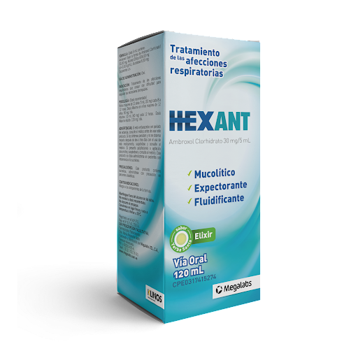HEXANT FLEM SOL ORAL AD 250 MG/ 5ML X 120 ML MEGALABS