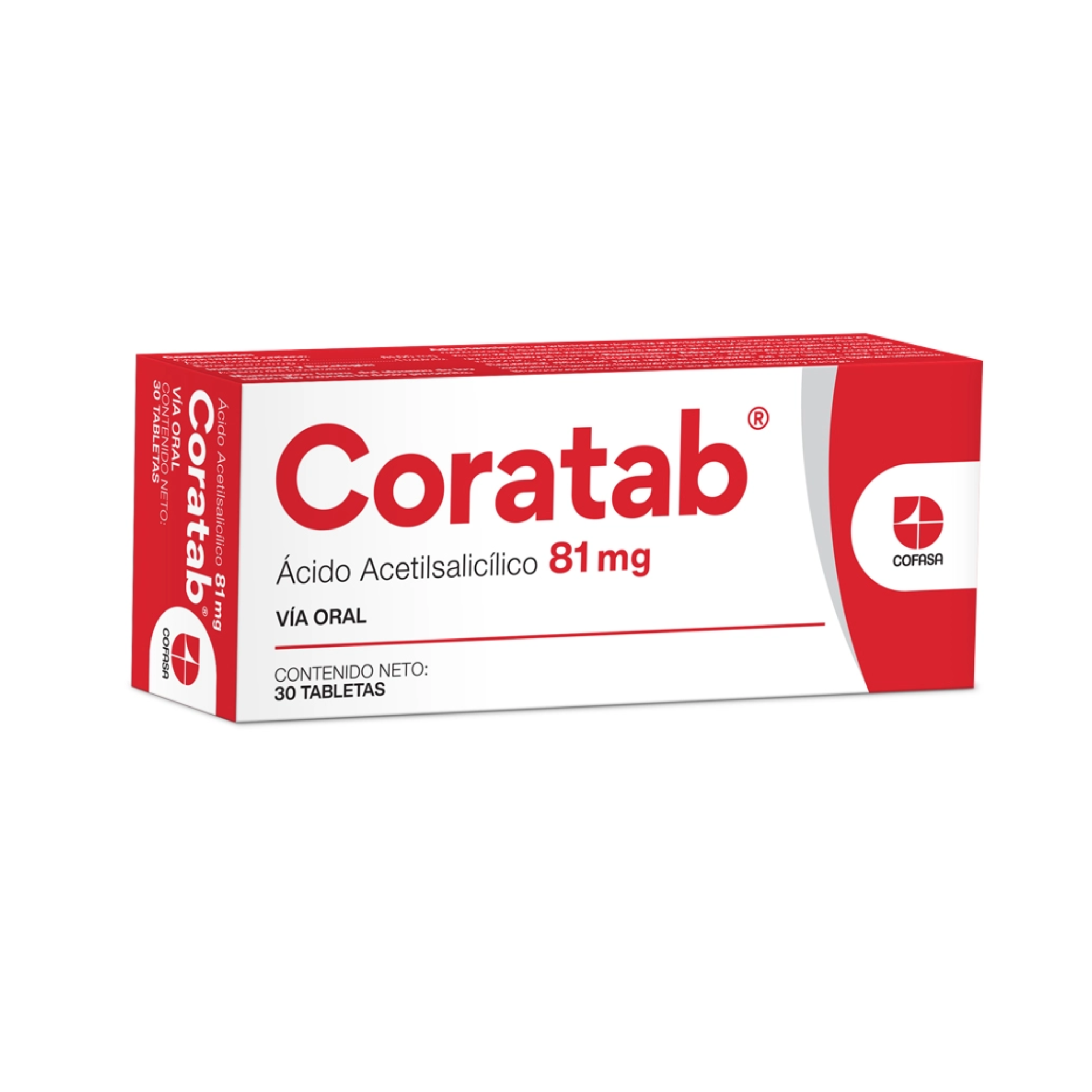 CORATAB 81 MG X 30 TAB COFASA