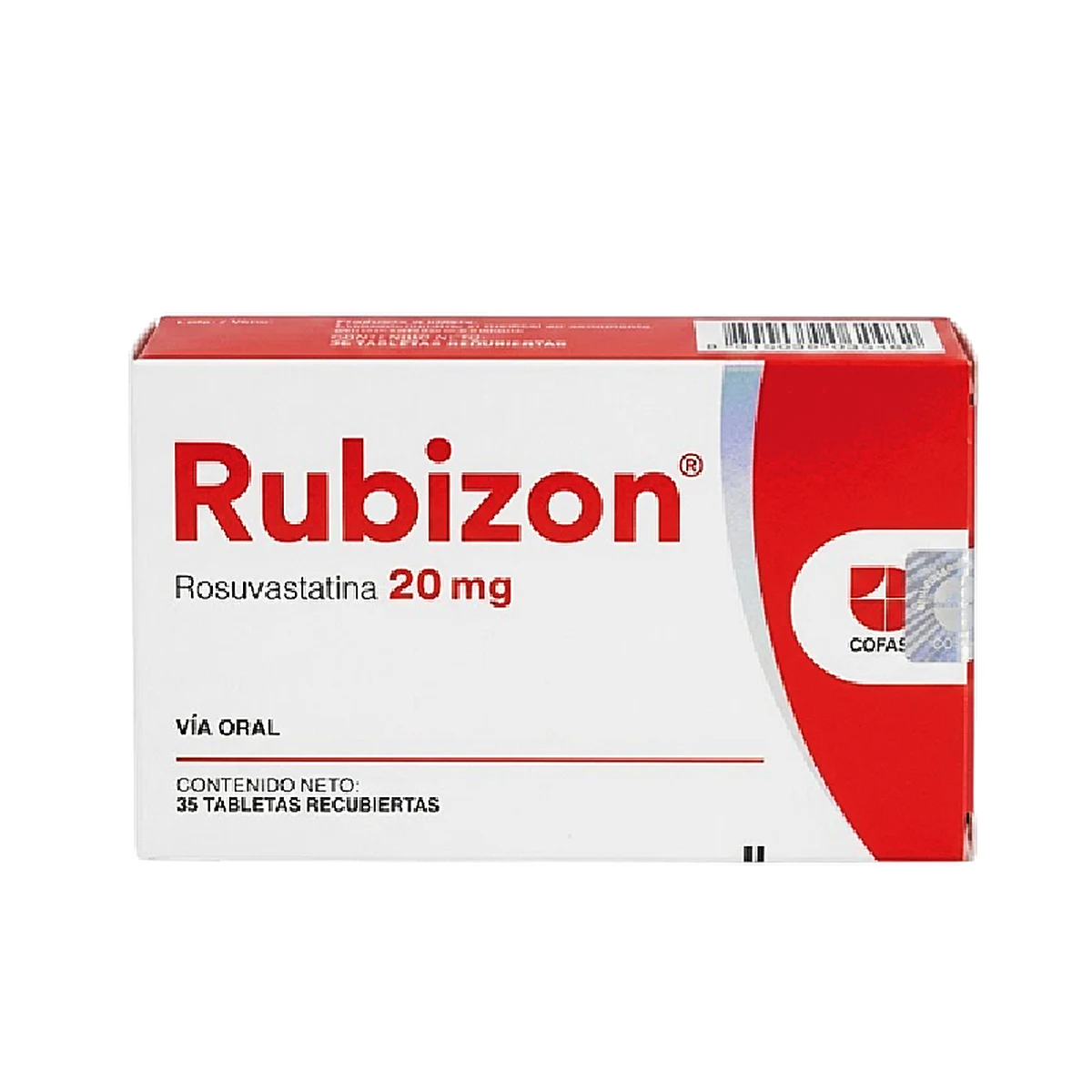 RUBIZON 20 MG X 35 TAB COFASA