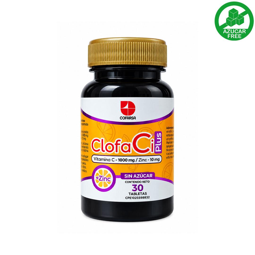 CLOFACI C PLUS 1000 MG X 30 TAB COFASA