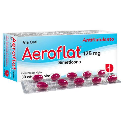 AEROFLAT 125 MG X 30 CAP BL COFASA