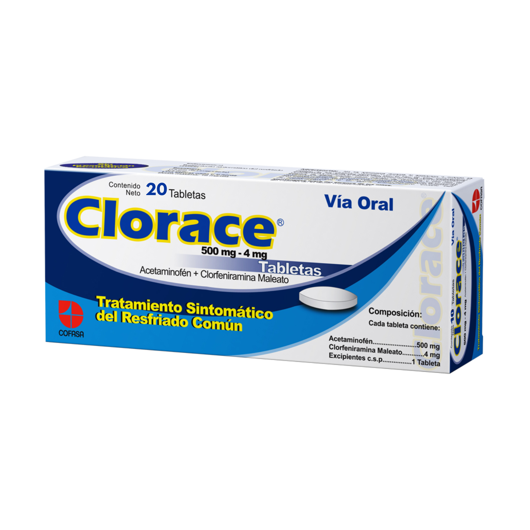 CLORACE X 20 TAB COFASA