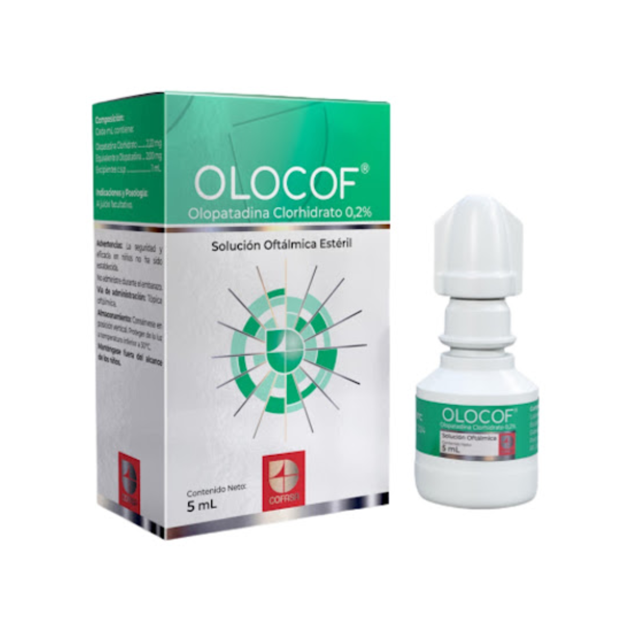 OLOCOF 0.2% SOL OFTALMICA X 5 ML COFASA