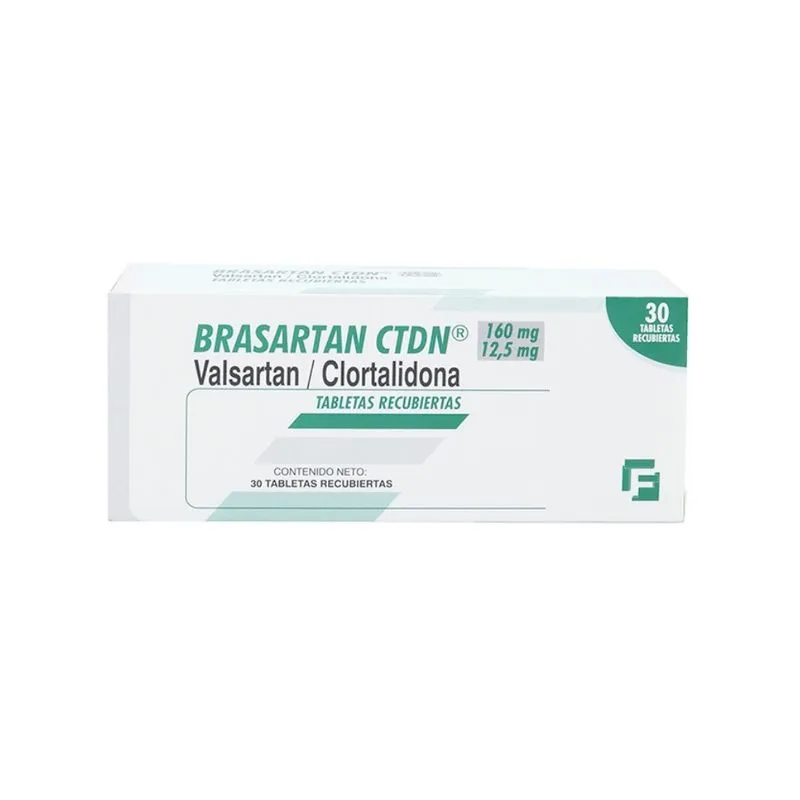 BRASARTAN CTDN 160MG/ 12.5 MG X 30 TAB FARMA