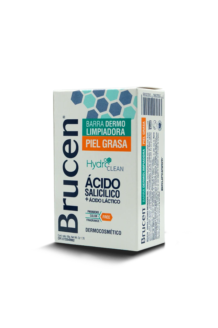 BRUCEN BARRA DERMOLIMPIADORA PIEL GRASA X 90 GR