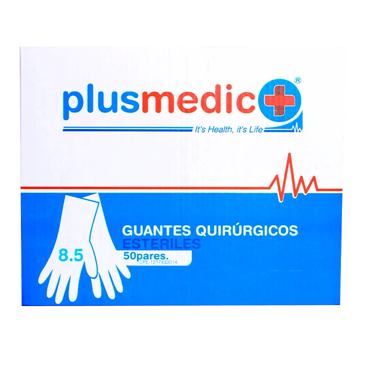 GUANTES ESTERIL N� 8,5 PLUSMEDIC