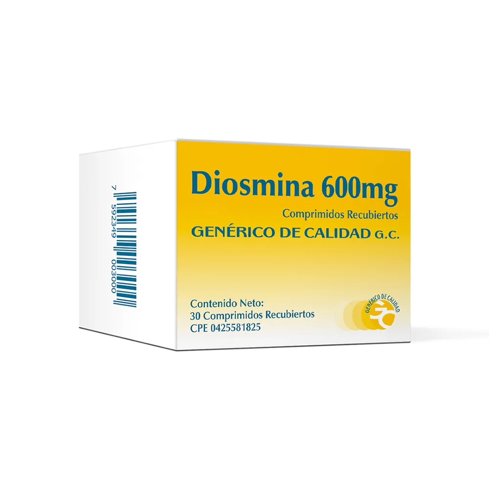 DIOSMINA 600 MG X 30 COMP G.C