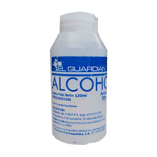 ALCOHOL X 120 ML EL GUARDIAN