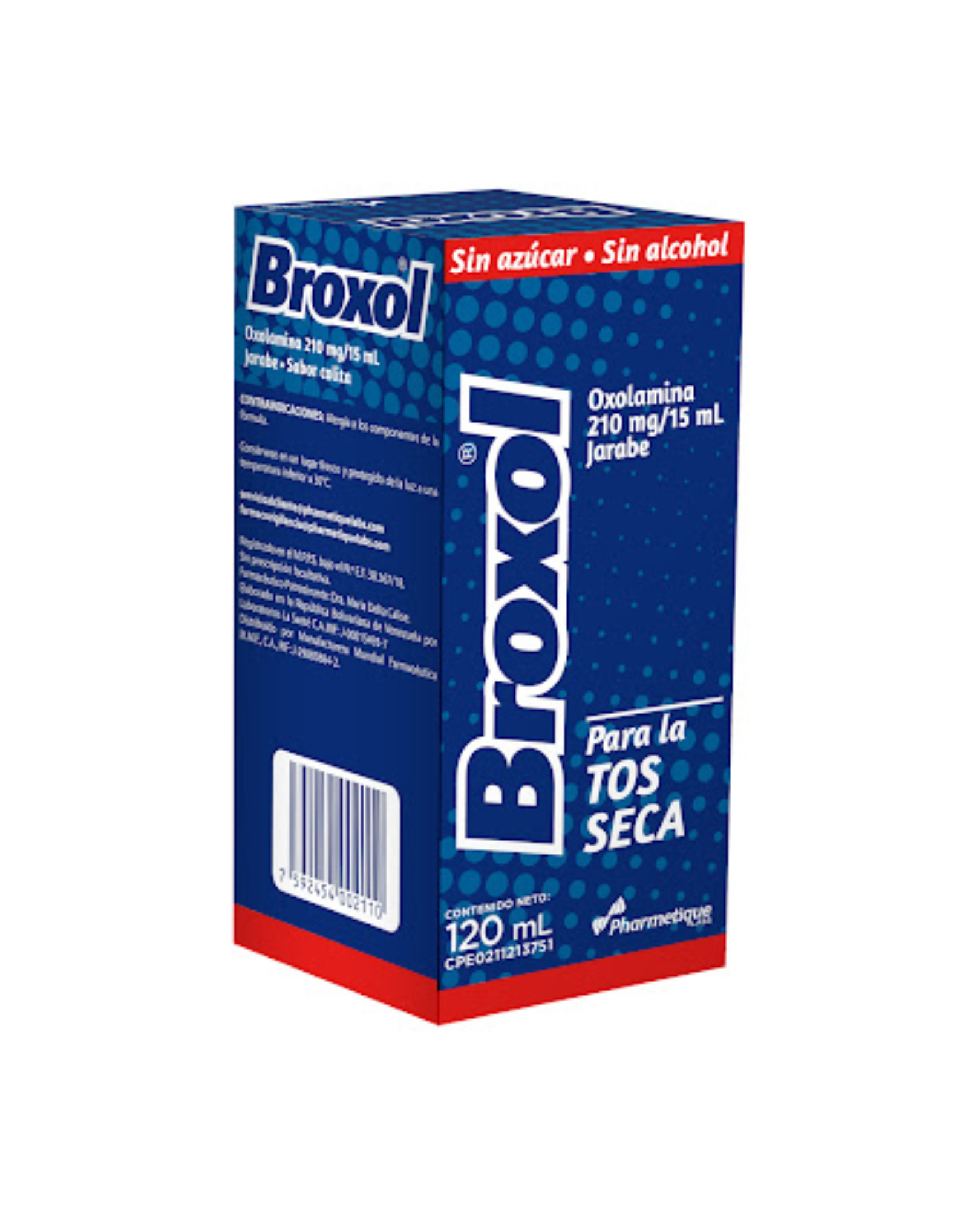 BROXOL TOS JBE AD SIN AZUCAR  X 120 ML PHARMETIQUE