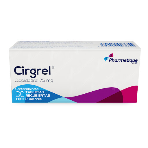 CIRGREL 75 MG X 30 TAB REC PHARMETIQUE